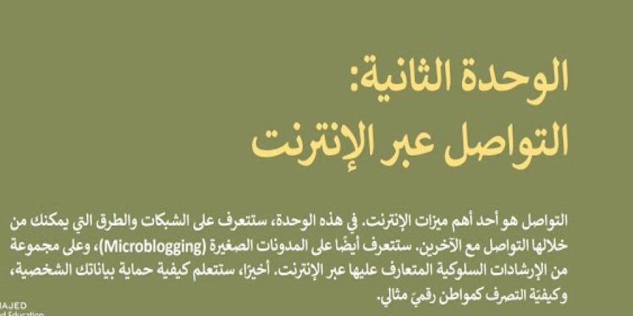 التواصل عبر الانترنت